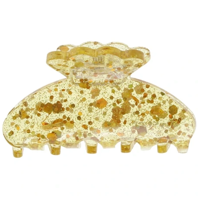 By Stær Lulu Hair Clip Small Confetti Gold