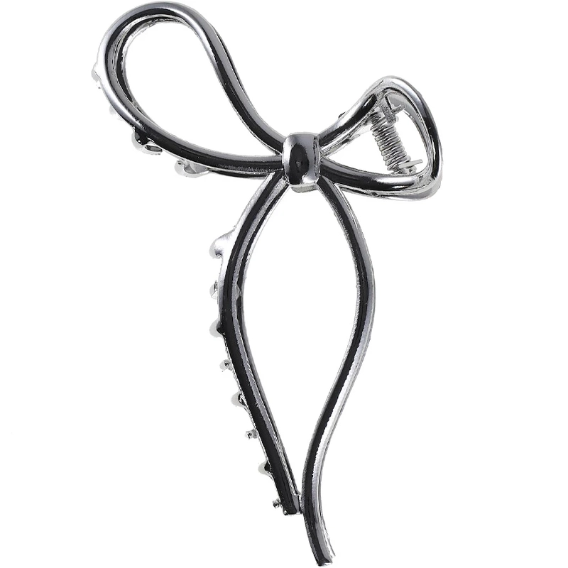By Stær Maya Hair Clip Sløjfe Silver