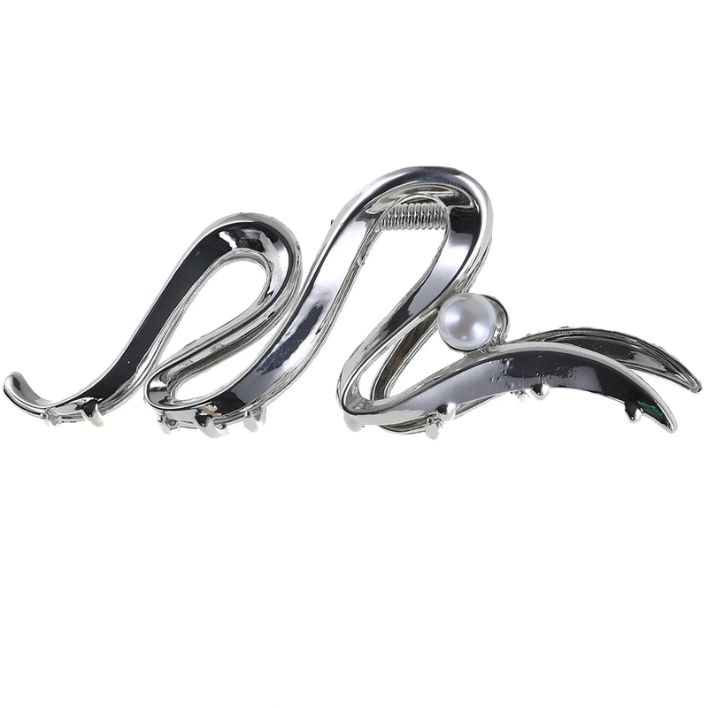 By Stær Nicky Hair Clip Wave Silver