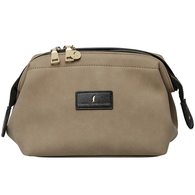 Coming Copenhagen Mia Cosmetic Bag Medium Warm Taupe  Limited Edition