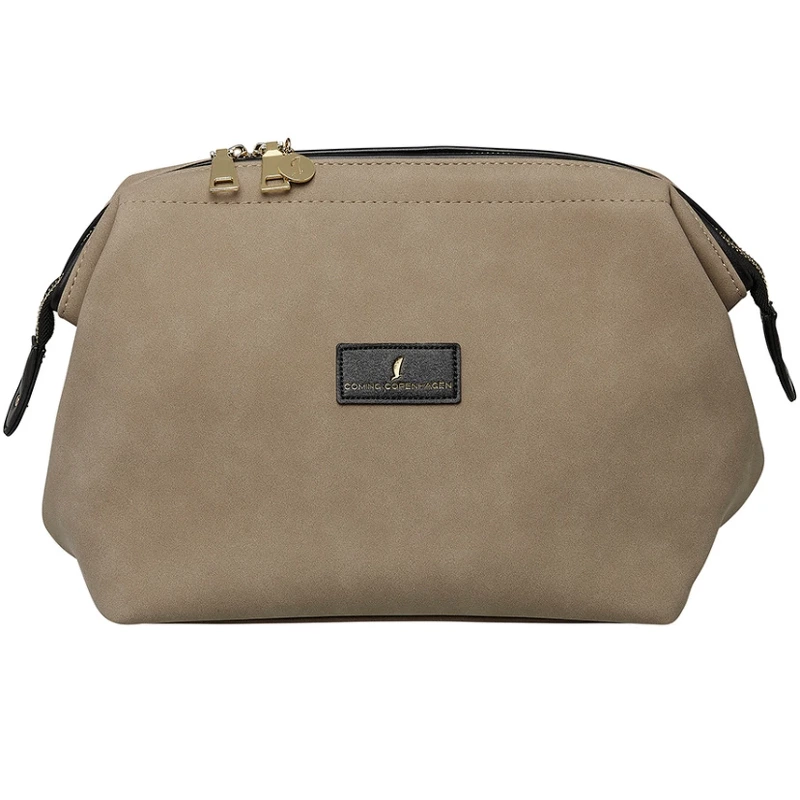 Coming Copenhagen Mia Toiletry Bag Large Warm Taupe  Limited Edition