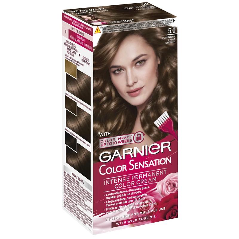 Garnier Color Sensation Intense Permanent Color     Luminous Light Brown