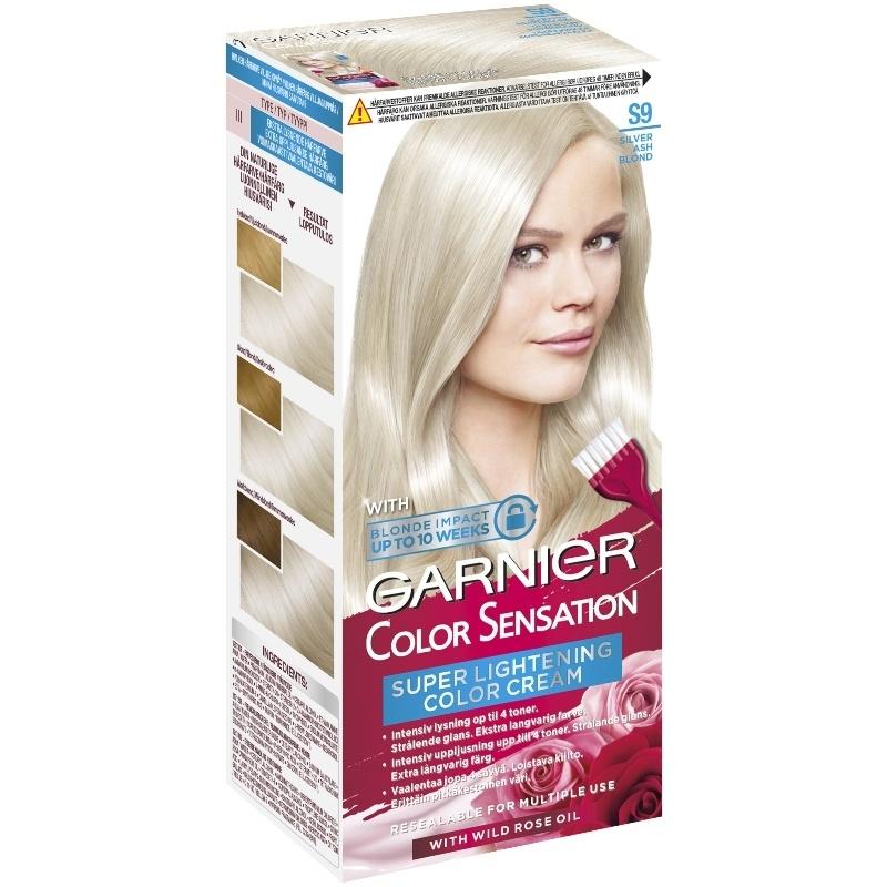Garnier Color Sensation Super Lightening Permanent Color S9 Silver Ash Blond