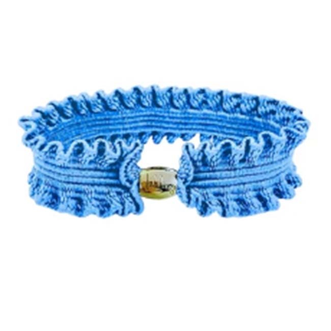 Libling Original Hårelastik Sky Og Guld Charm