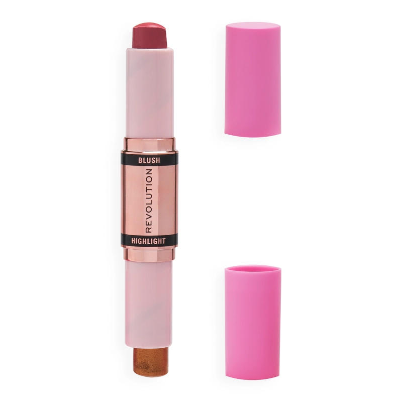Makeup Revolution Blush   Highlight Stick     Gr  Flushing Pink