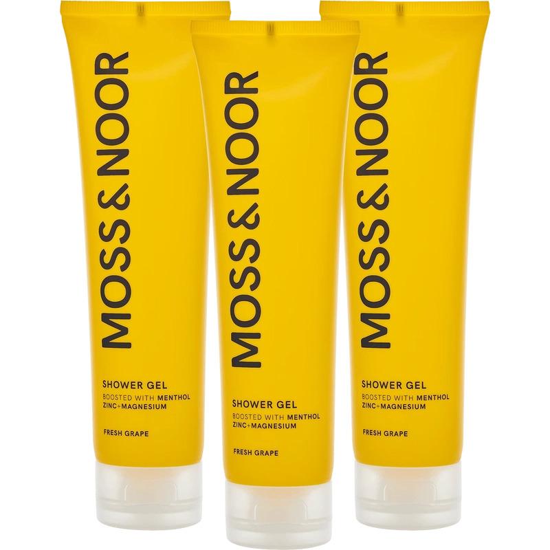 Moss   Noor After Workout Shower Gel   Pack Fresh Grapefruit