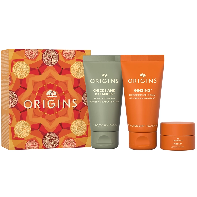 Origins Mini Travel Essentials Trio Gift Set  Limited Edition