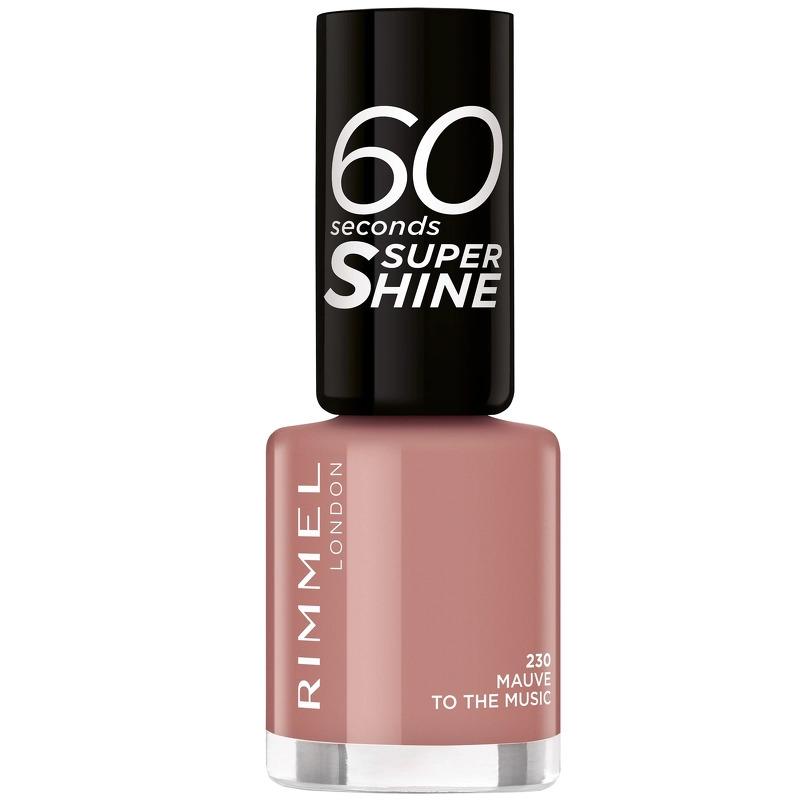 Rimmel 60 Seconds Nail Polish   Ml 230 Mauve To The Music