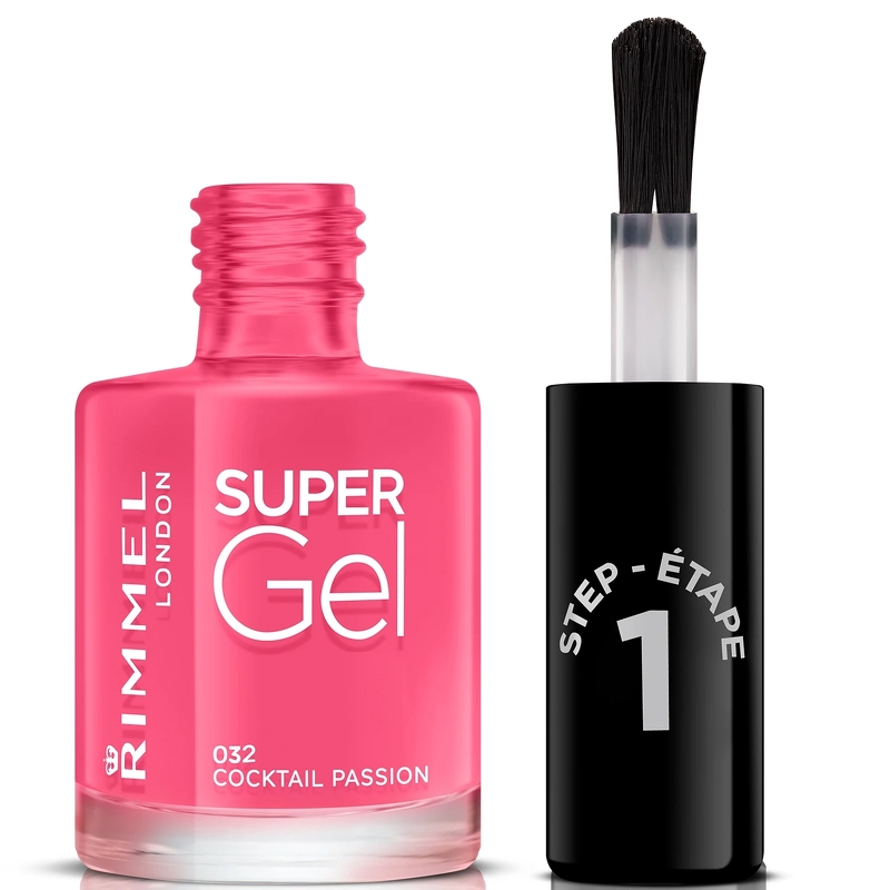 Rimmel Super Gel Nail Polish 12 Ml 032 Cocktail Passion