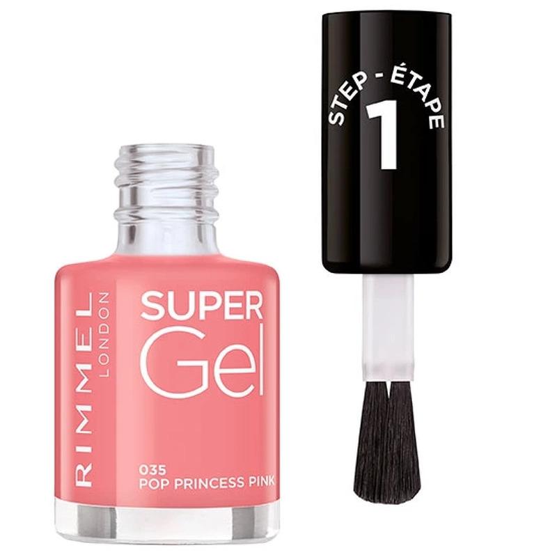 Rimmel Super Gel Nail Polish 12 Ml 035 Pop Princess Pink
