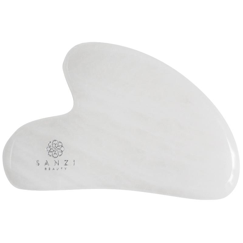Sanzi Beauty Round Gua Sha White Jade
