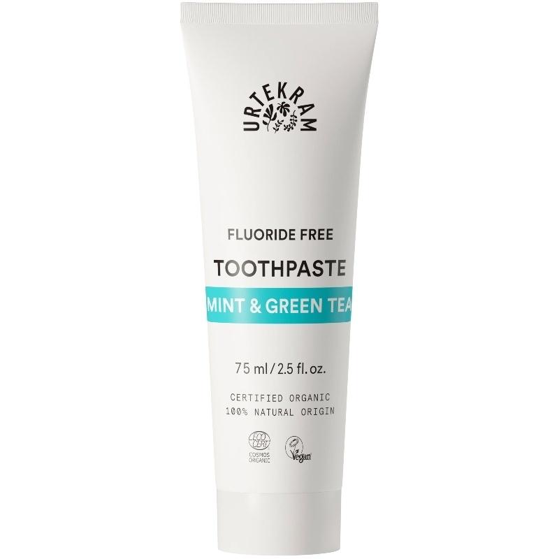 Urtekram Mint   Green Tea Toothpaste 75 Ml
