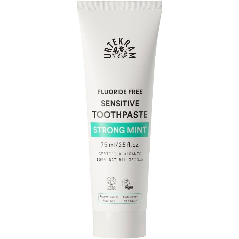 Urtekram Sensitive Toothpaste Strong Mint 75 Ml
