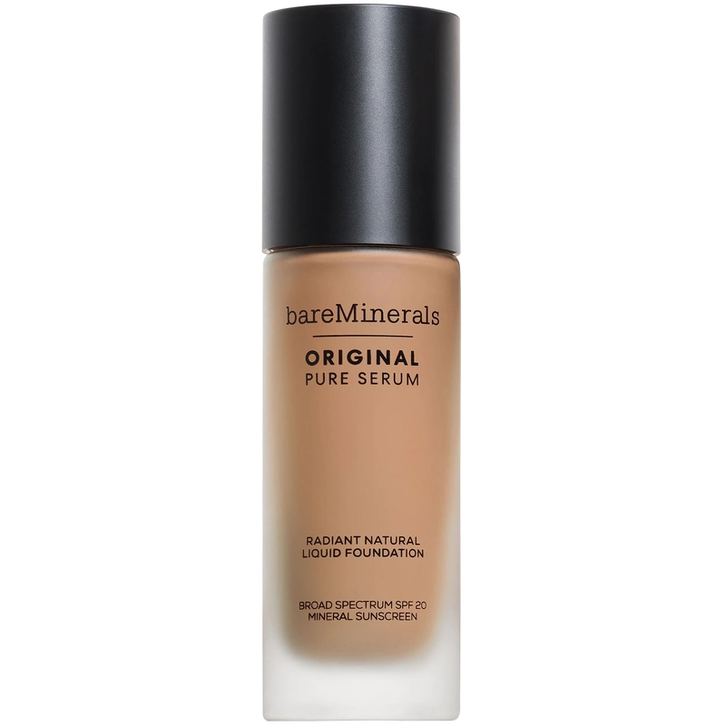 Bareminerals Original Pure Serum Radiant Natural Liquid Foundation Spf 20 30 Ml     Medium Cool