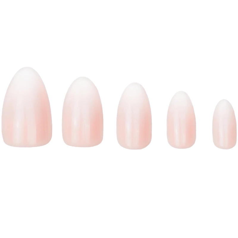 Duffbeauty Reusable Instant Press-on Manicure 30 Pieces Baby Boomer  Medium Almond