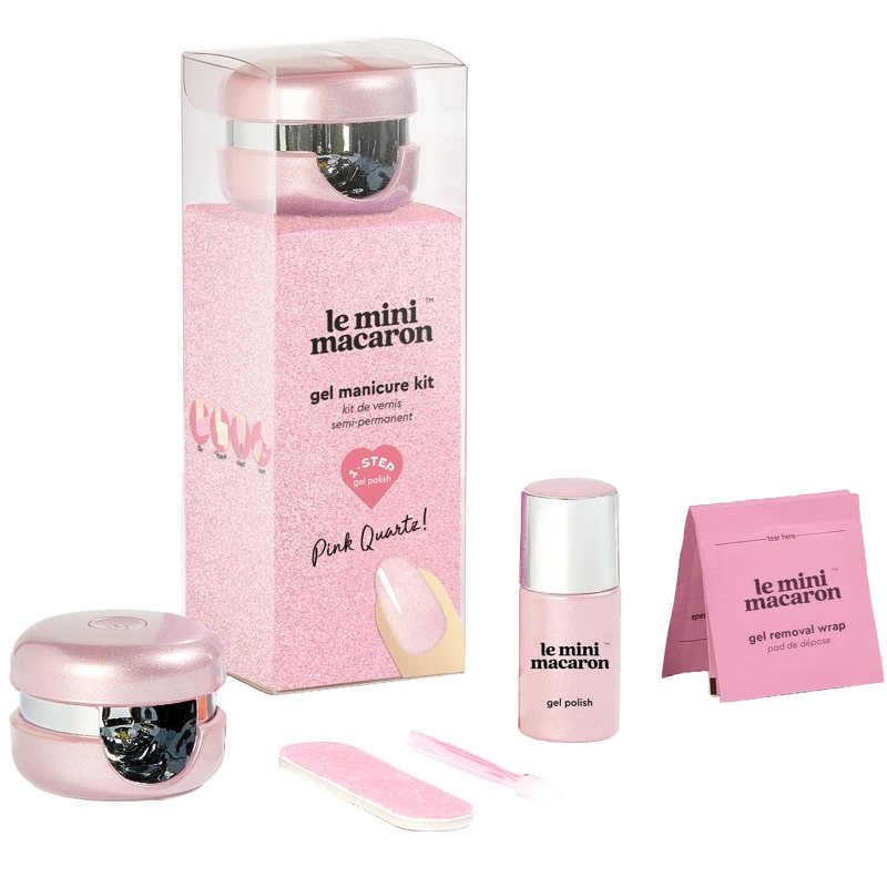 Le Mini Macaron Gel Manicure Kit Pink Quartz