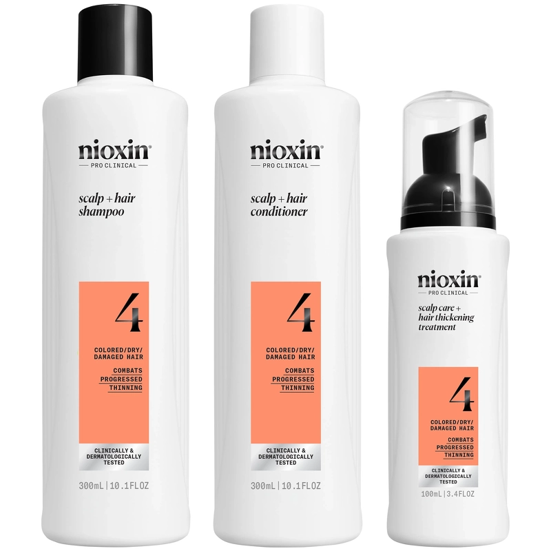 Nioxin System   Loyalty Kit 700 Ml Colored Dry Damaged Hair
