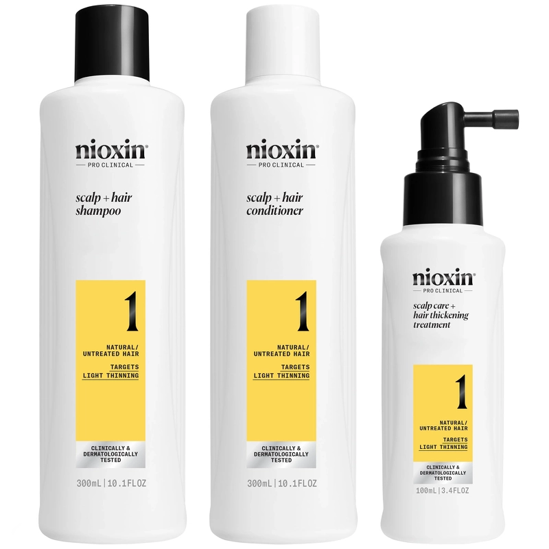 Nioxin System   Loyalty Kit 700 Ml Natural Untreated Hair