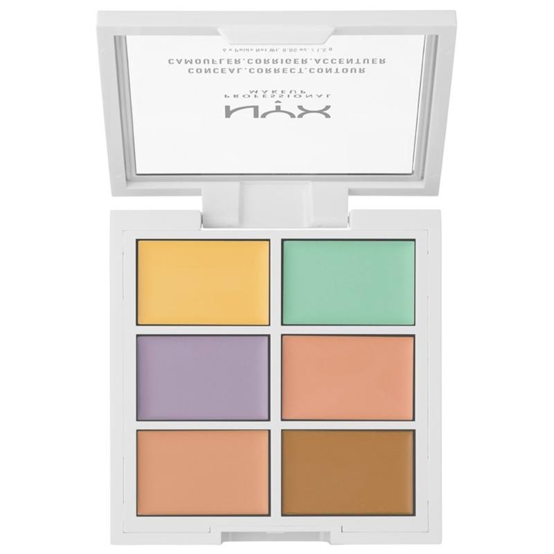 Nyx Prof  Makeup Color Correcting Concealer Palette     Gr