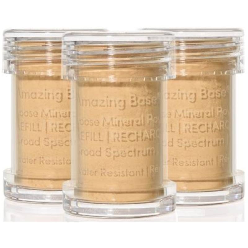 Jane Iredale Amazing Base Loose Mineral Powder Spf 20 Refill   Pieces     Gr  Golden Glow